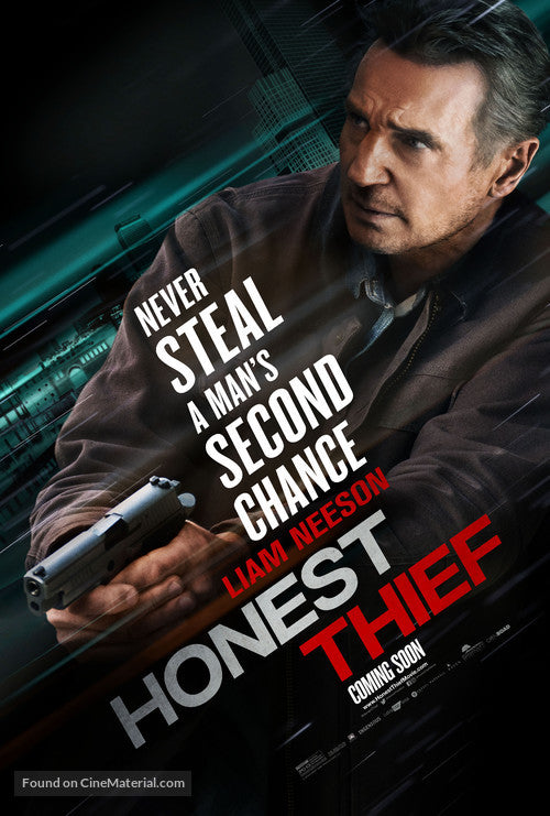 Honest Thief A2 Movie Poster-Pixel Demon