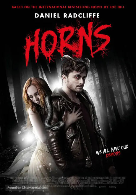 Pixel Demon Horns Movie Poster A2 Size