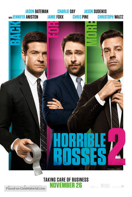 Horrible Bosses 2 A2 Movie Poster-Pixel Demon