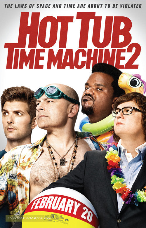 Pixel Demon Hot Tub Time Machine 2 Movie Poster A2 Size