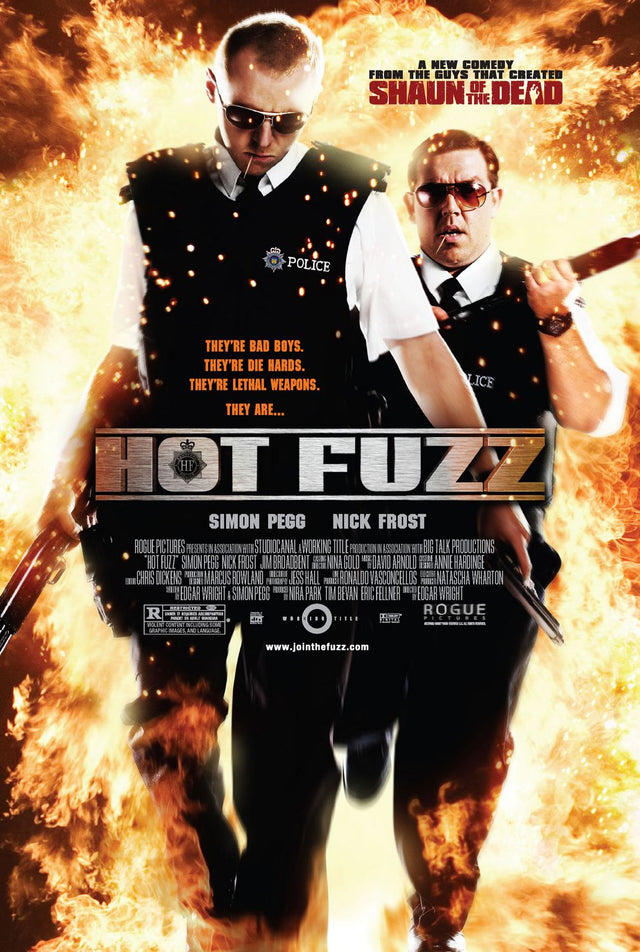 Hot Fuzz A2 Size Movie Poster-Pixel Demon