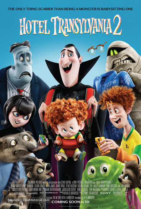Hotel Transylvania 2 A2 Movie Poster-Pixel Demon