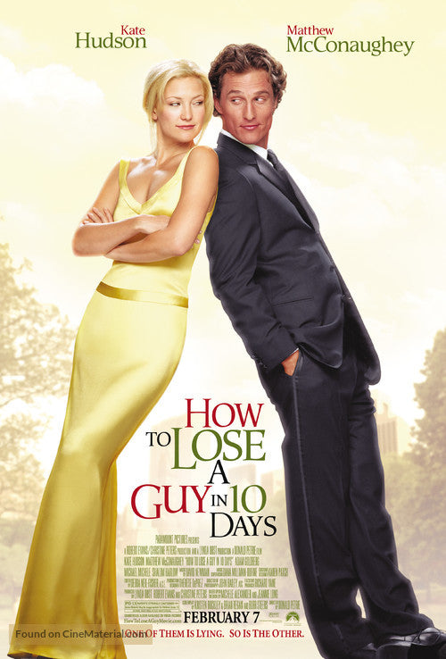 How to Lose a Guy in 10 Days Cinema Movie Poster A2 Size