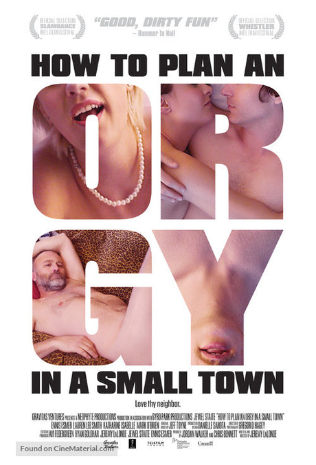 Pixel Demon How to Plan an Orgy in a Small Town Movie Poster A2 Size