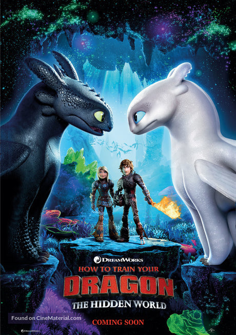 How to Train Your Dragon: The Hidden World A2 Movie Poster-Pixel Demon
