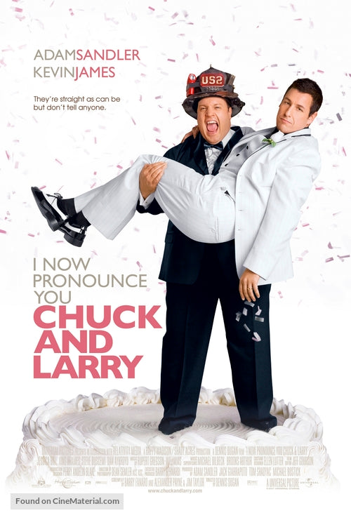 I Now Pronounce You Chuck & Larry Cinema Movie Poster A2 Size