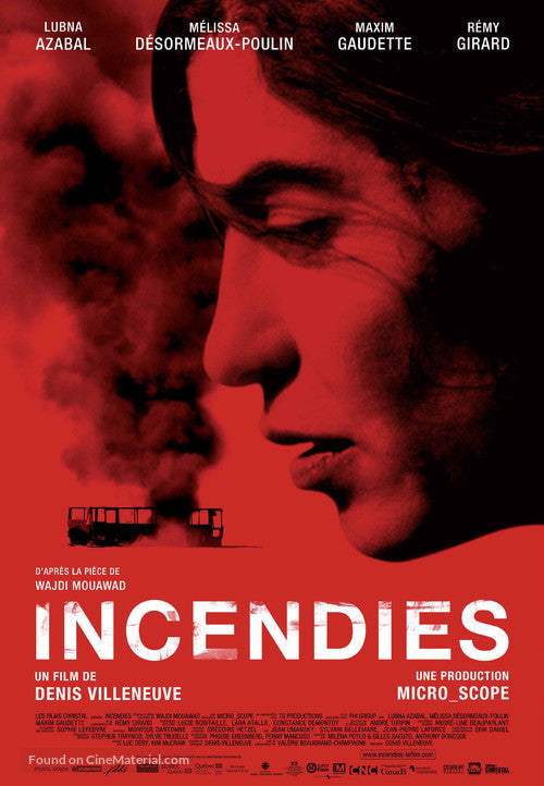 Incendies Cinema Movie Poster A2 Size