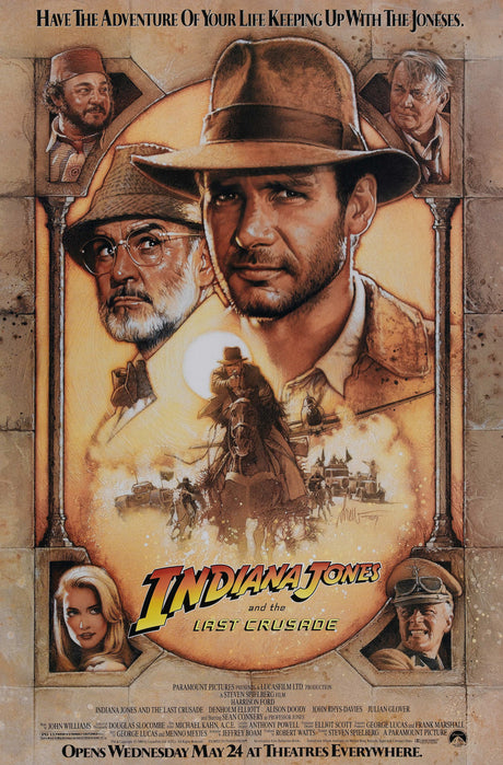 Indiana jones and the last crusade A2 Size Movie Poster-Pixel Demon
