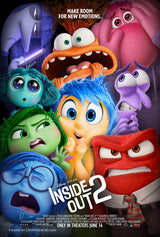 Inside Out 2 Cinema Movie Poster A2 Size Version 1