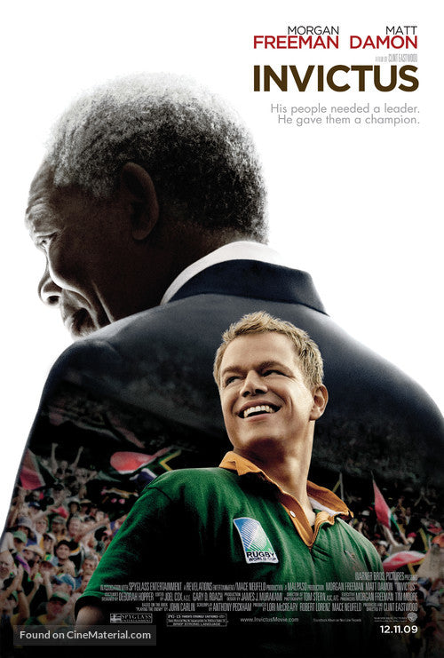 Invictus Cinema Movie Poster A2 Size