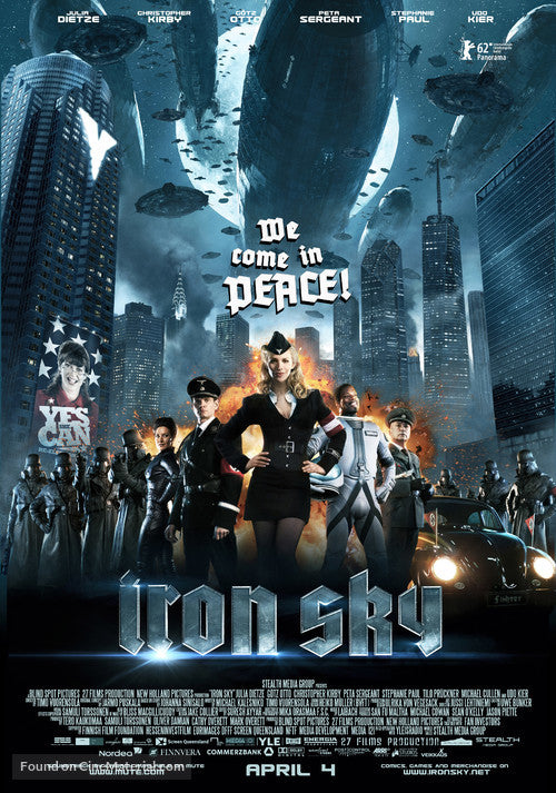 Pixel Demon Iron Sky Movie Poster A2 Size