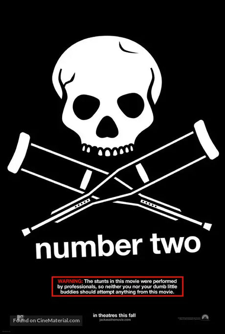 Pixel Demon Jackass Number Two Movie Poster A2 Size