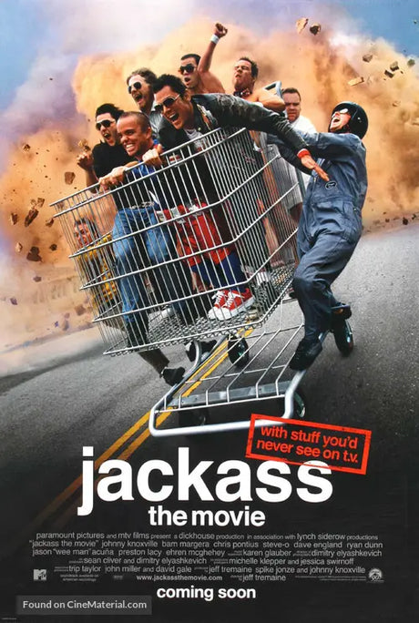 Pixel Demon Jackass: The Movie Movie Poster A2 Size