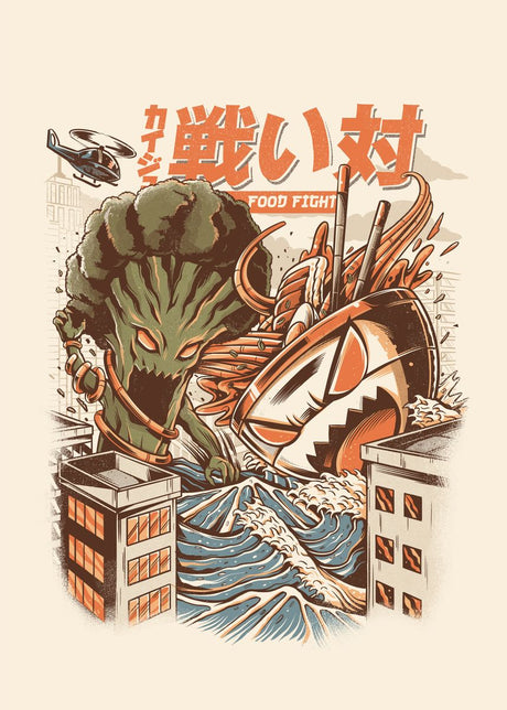 Vintage Japanese Kaijus Wall Art Option 2 A2 Size Posters-Pixel Demon