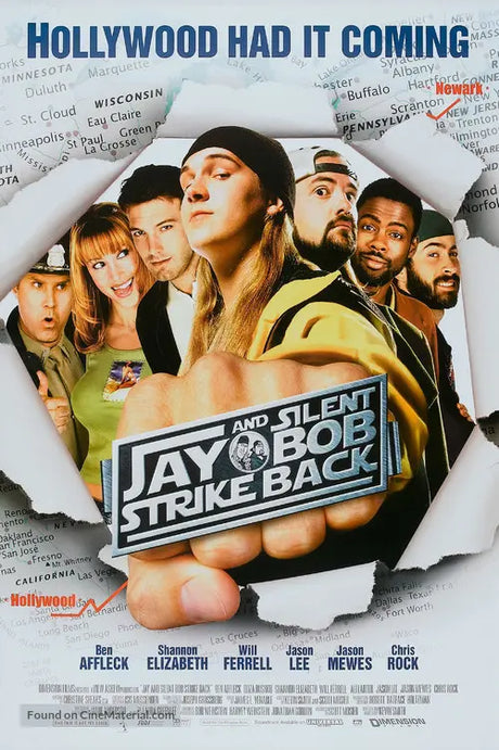 Pixel Demon Jay and Silent Bob Strike Back Movie Poster A2 Size
