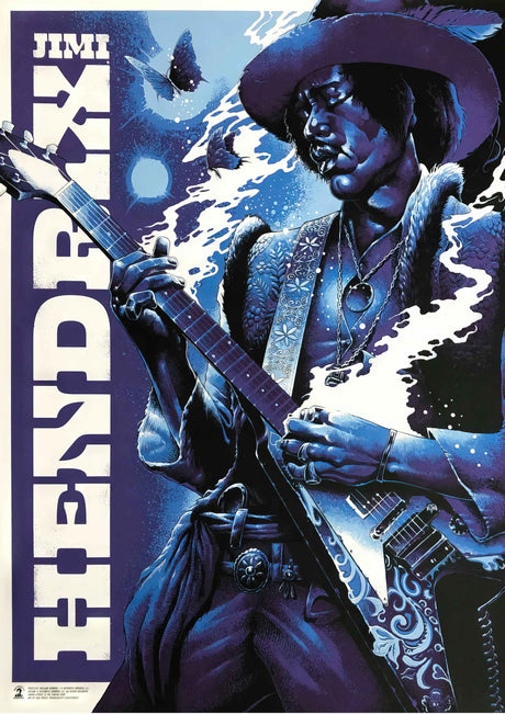 Jimi Hendrix 1 Vintage Gig A2 Size Posters-Pixel Demon
