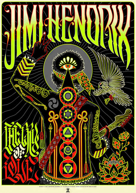 Jimi Hendrix 2 Vintage Gig A2 Size Posters-Pixel Demon