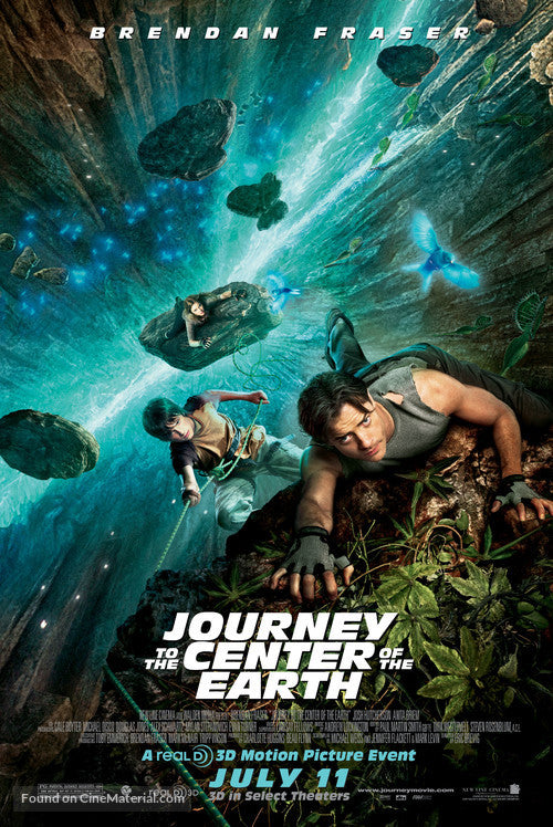 Journey to the Center of the Earth A2 Movie Poster-Pixel Demon