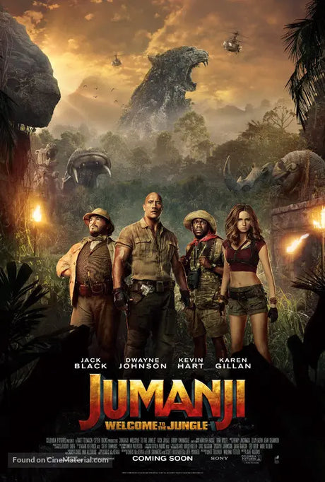 Jumanji: Welcome to the Jungle A2 Movie Poster-Pixel Demon