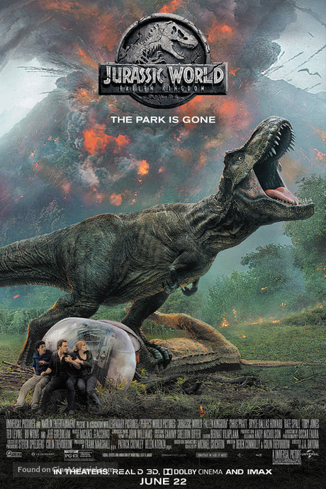 Jurassic World: Fallen Kingdom A2 Movie Poster-Pixel Demon