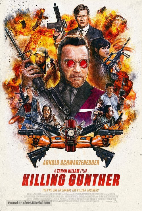Pixel Demon Killing Gunther Movie Poster A2 Size