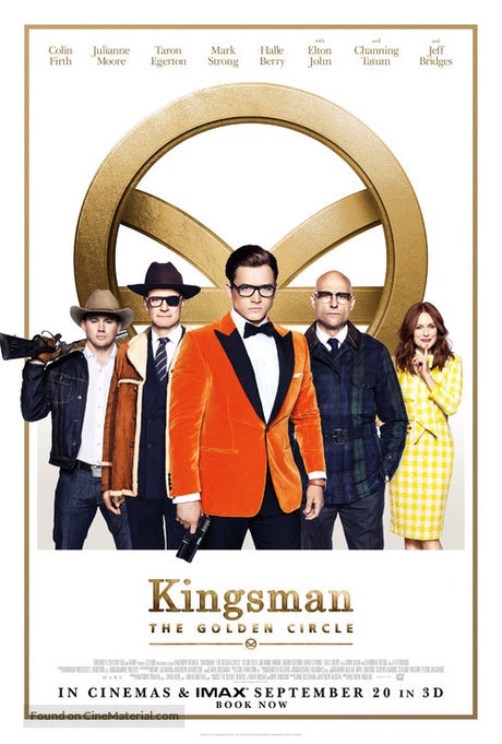 Kingsman: The Golden Circle A2 Movie Poster-Pixel Demon