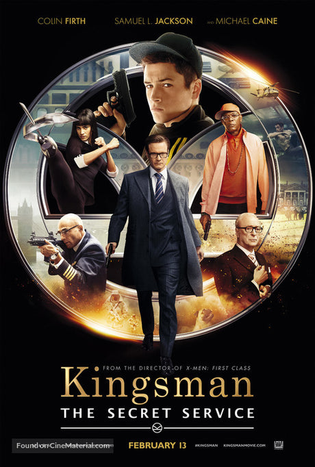 Kingsman: The Secret Service A2 Movie Poster-Pixel Demon