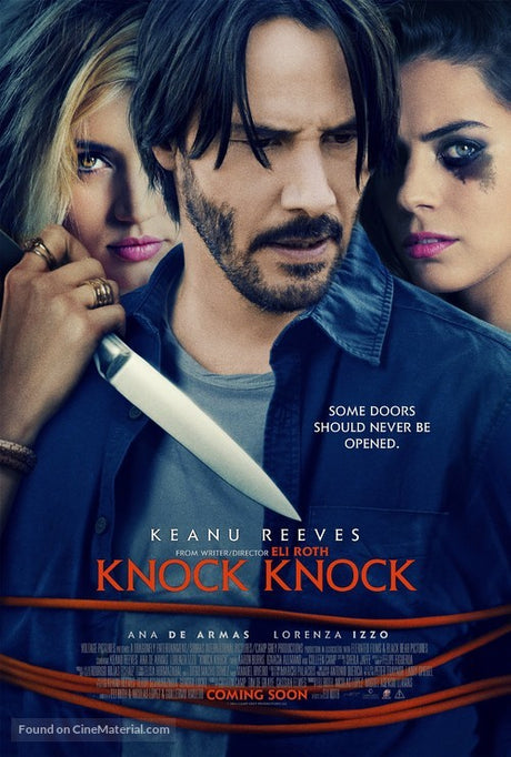 Knock Knock A2 Movie Poster-Pixel Demon