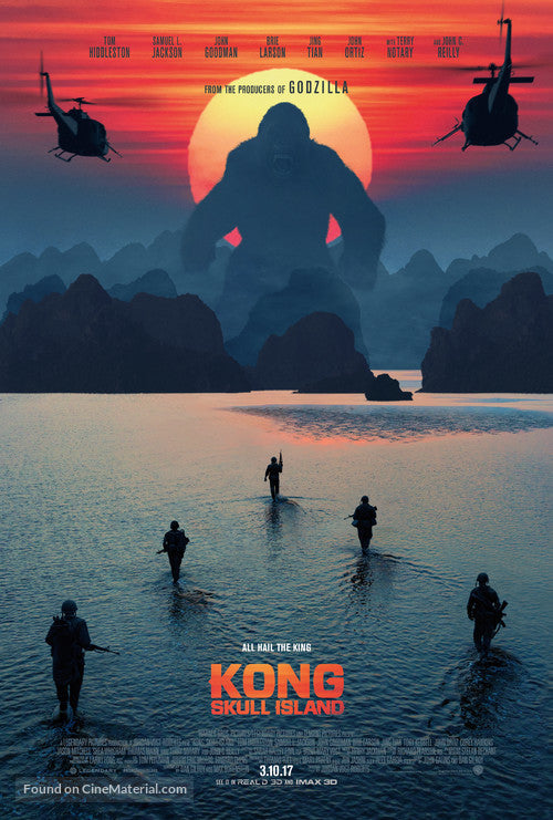 Kong: Skull Island A2 Movie Poster-Pixel Demon