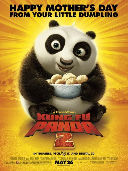 Kung Fu Panda 2 A2 Movie Poster-Pixel Demon