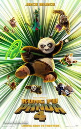 Kung Fu Panda 4 Cinema Movie Poster A2 Size Version 1