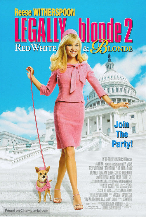 Legally Blonde 2: Red, White & Blonde Cinema Movie Poster A2 Size