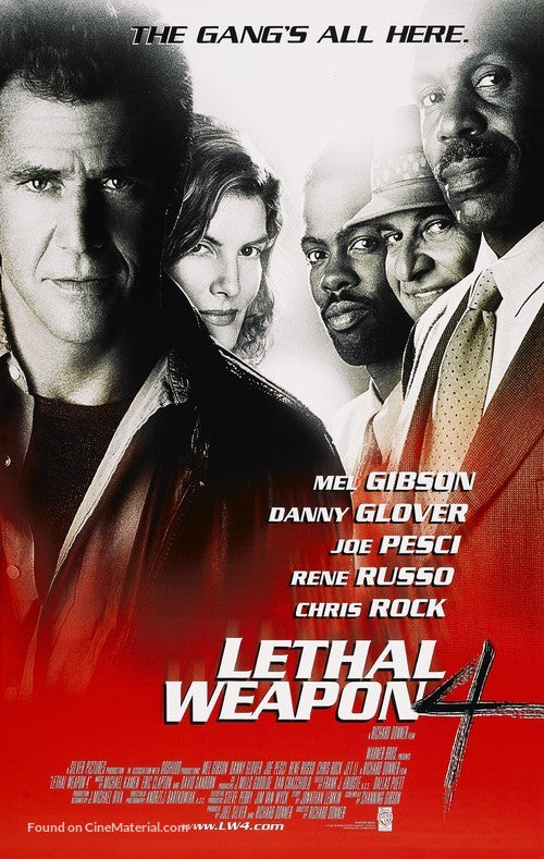 Lethal Weapon 4 A2 Movie Poster-Pixel Demon