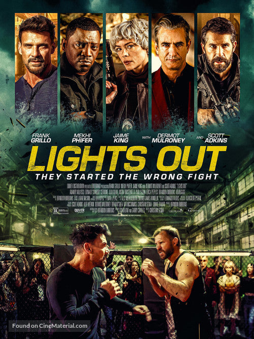 Lights Out Cinema Movie Poster A2 Size
