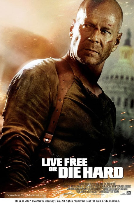 Live Free or Die Hard A2 Movie Poster-Pixel Demon