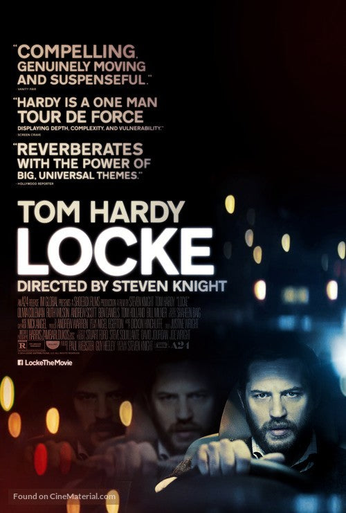 Locke Cinema Movie Poster A2 Size