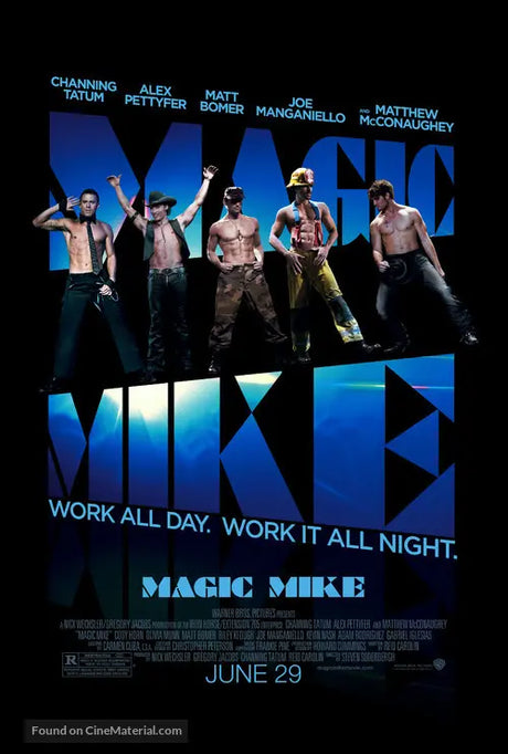 Pixel Demon Magic Mike Movie Poster A2 Size