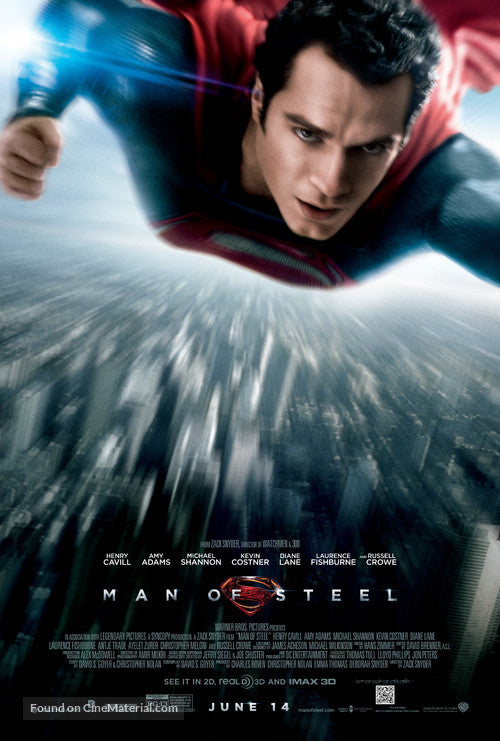 Man of Steel A2 Movie Poster-Pixel Demon