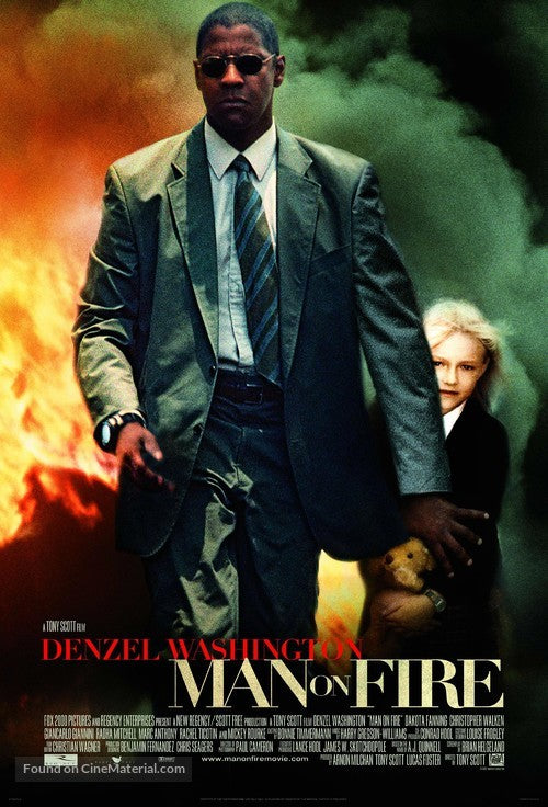 Man on Fire A2 Movie Poster-Pixel Demon