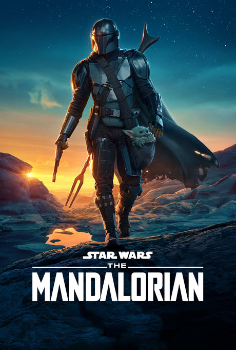 Star Wars Saga The Mandalorian A4 Size Posters-Pixel Demon