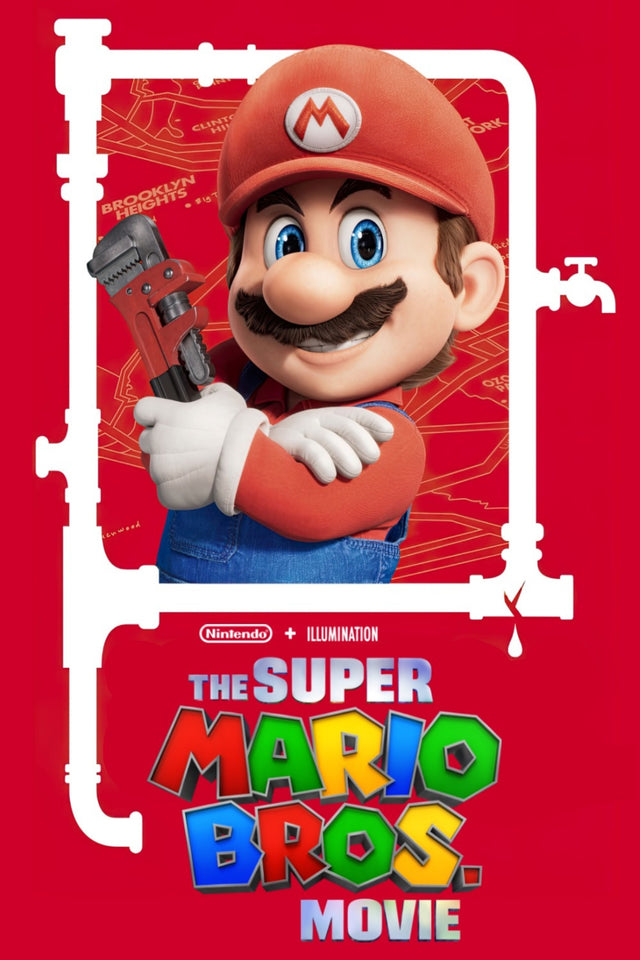 Super Mario Bros. Movie Style 5 A2 Size Movie Poster-Pixel Demon