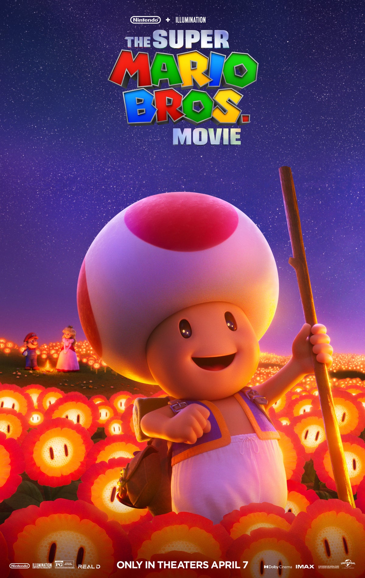 Super Mario Bros. Movie Style 7 A2 Size Movie Poster-Pixel Demon