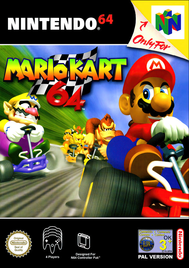90s Mario Kart 64 A2 Size Posters-Pixel Demon