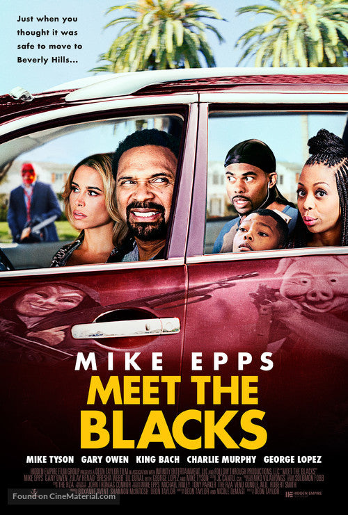Pixel Demon Meet the Blacks Movie Poster A2 Size