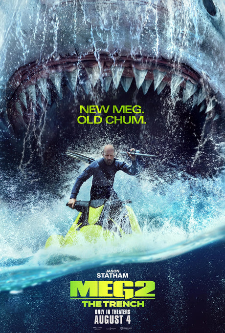 Meg 2: The Trench A2 Size Movie Poster-Pixel Demon