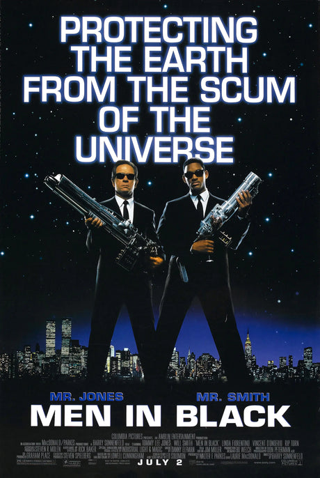 Men In Black A2 Size Movie Poster-Pixel Demon