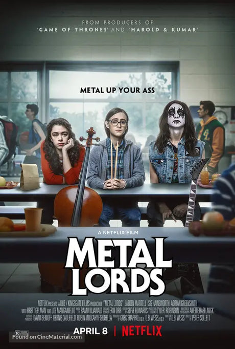 Pixel Demon Metal Lords Movie Poster A2 Size