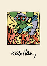 Keith Haring Mickey A2 Size Posters-Pixel Demon