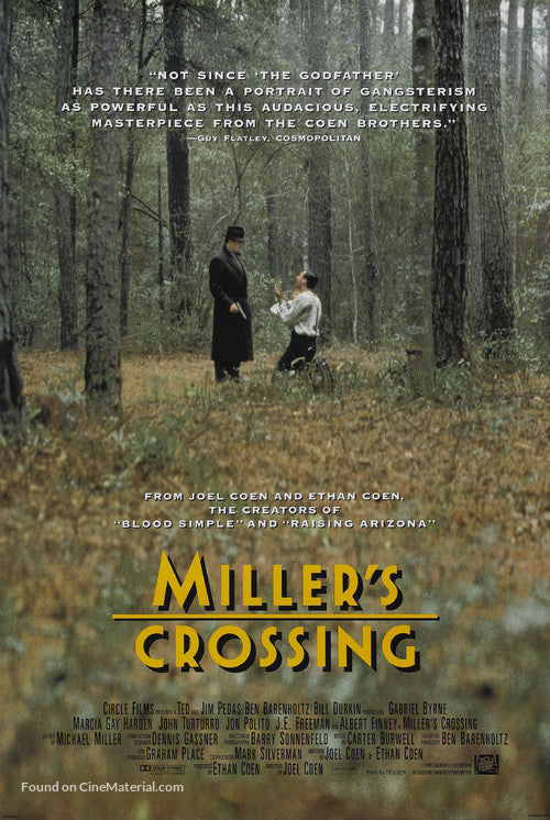 Miller's Crossing Cinema Movie Poster A2 Size