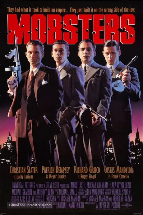 Pixel Demon Mobsters Movie Poster A2 Size